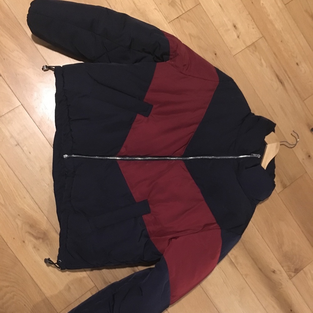 Puffy bomber jacket